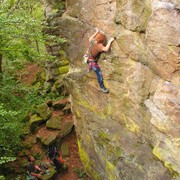 Czechia - rock climbing in Choustnik 24