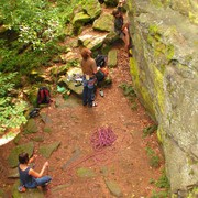 Czechia - rock climbing in Choustnik 25