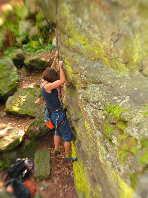 Czechia - rock climbing in Choustnik 26