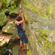 Czechia - rock climbing in Choustnik 26