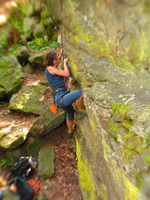Czechia - rock climbing in Choustnik 27