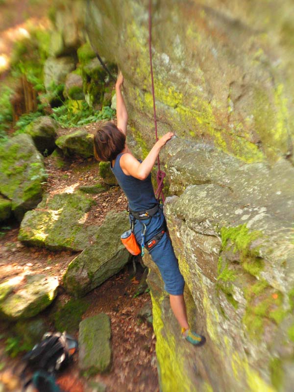 Czechia - rock climbing in Choustnik 28