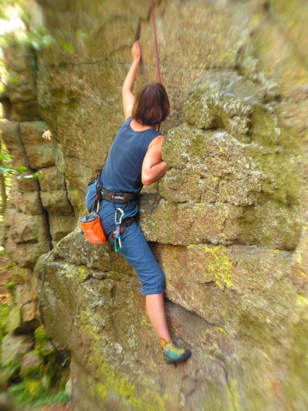 Czechia - rock climbing in Choustnik 29