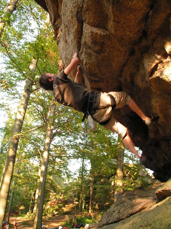 Czechia - rock climbing in Choustnik 31