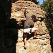 Czechia - rock climbing in Choustnik 36