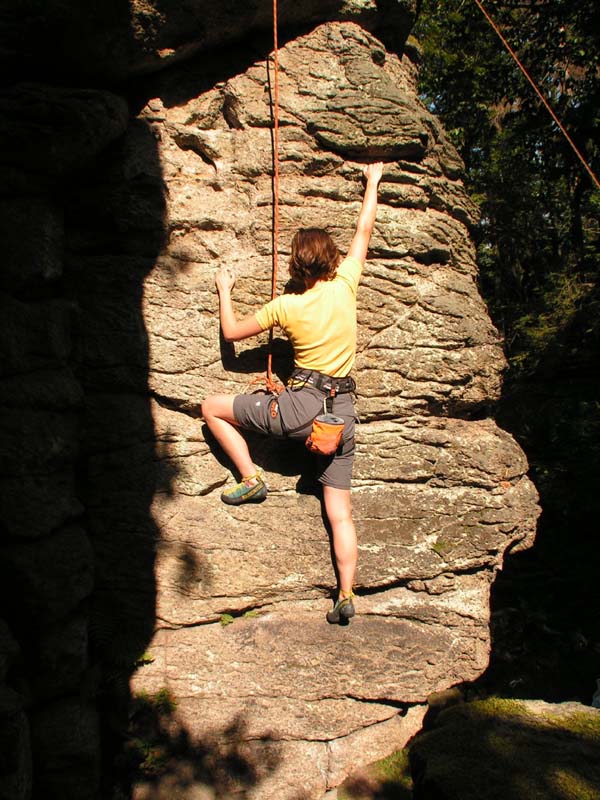 Czechia - rock climbing in Choustnik 38