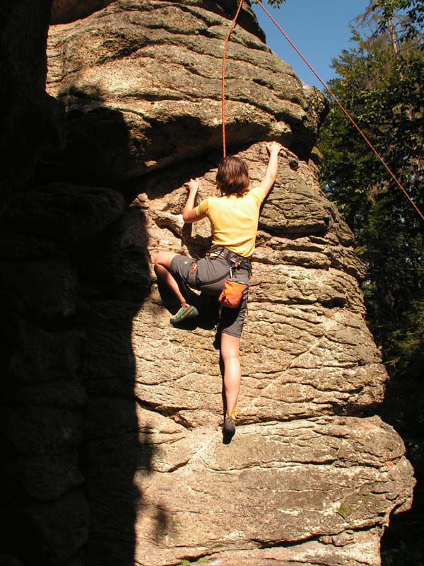 Czechia - rock climbing in Choustnik 40