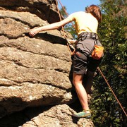 Czechia - rock climbing in Choustnik 41