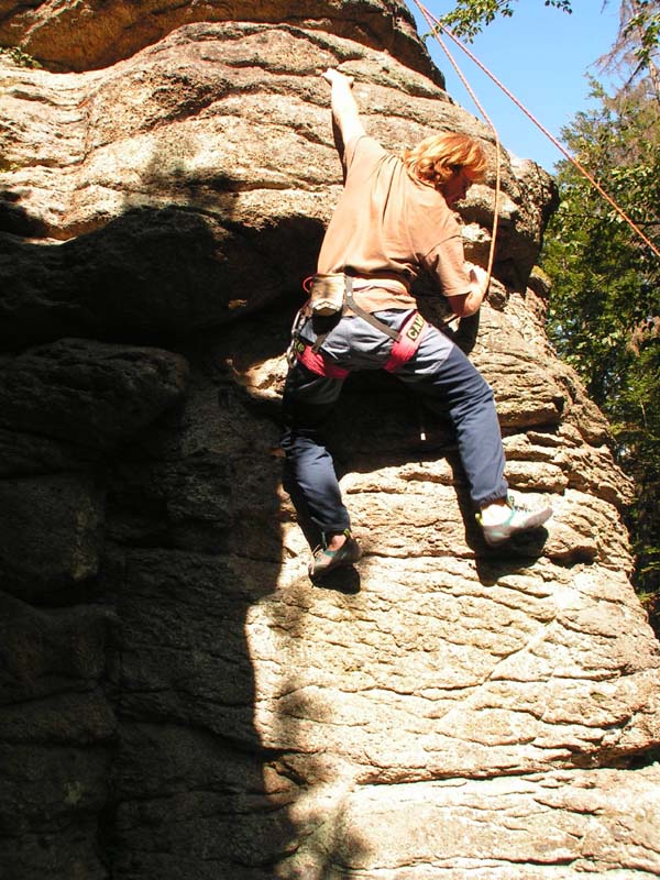 Czechia - rock climbing in Choustnik 43
