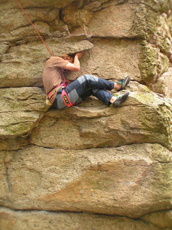 Czechia - rock climbing in Choustnik 44