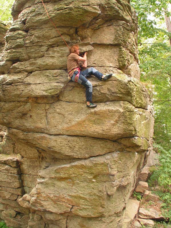 Czechia - rock climbing in Choustnik 45