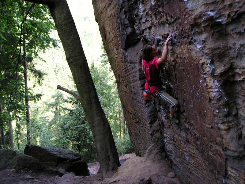 Czechia - climbing in the Elbe Sandstone 04