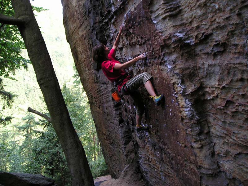 Czechia - climbing in the Elbe Sandstone 05