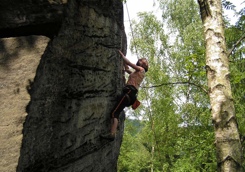 Czechia - climbing in the Elbe Sandstone 14