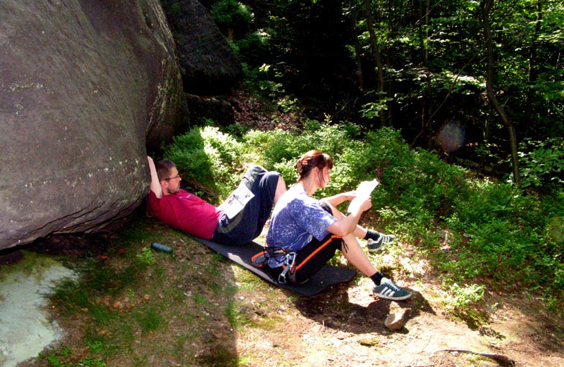 Czechia - climbing in the Elbe Sandstone 83