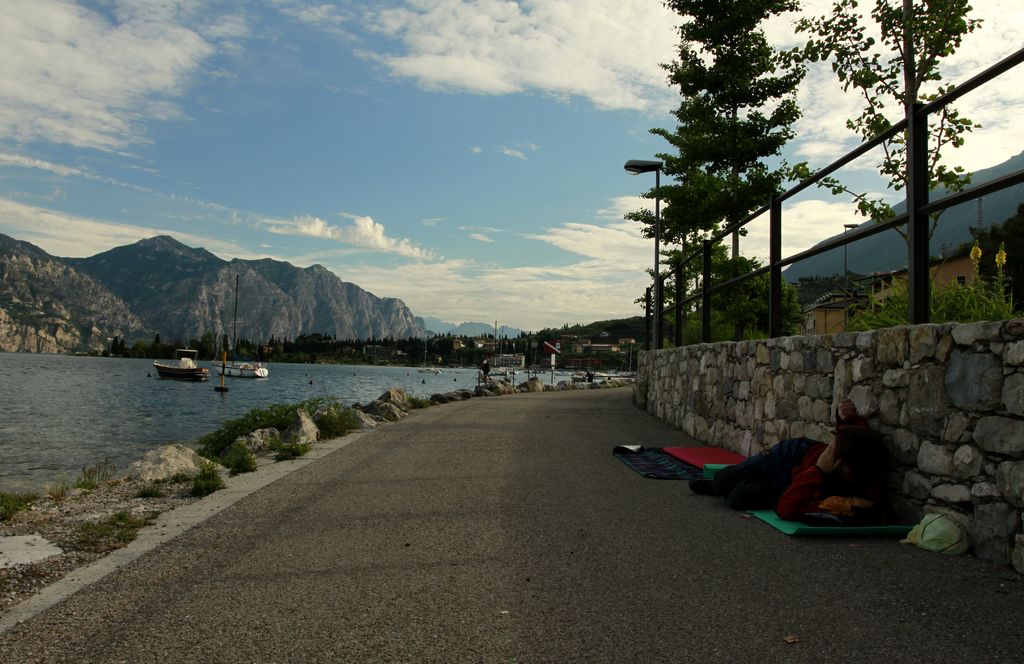 Resting in Lago di Garda area