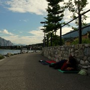 Resting in Lago di Garda area