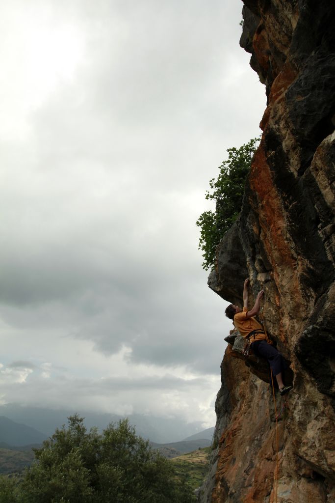 Brano climbing in Pietralba