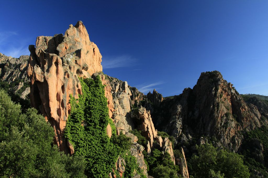 Calanche rock formations in Piana