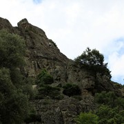 La Restonica climbing area - view from the road 02