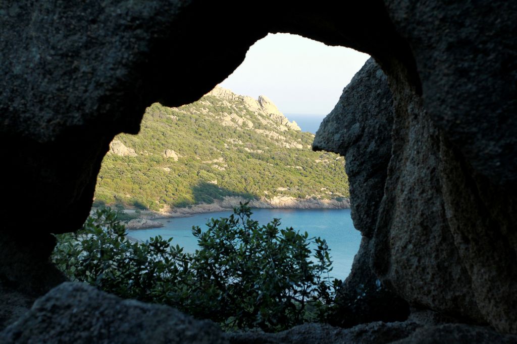 View to Roccapina beach