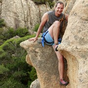 Miso climbing in Roccapina 01