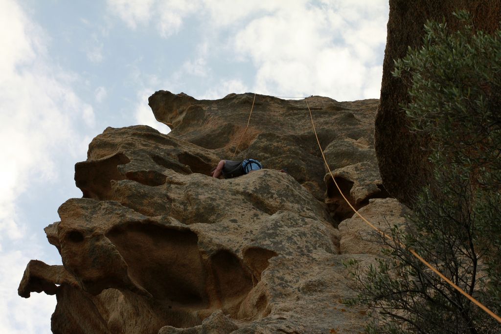 Miso climbing in Roccapina 05