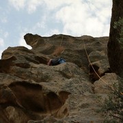 Miso climbing in Roccapina 05