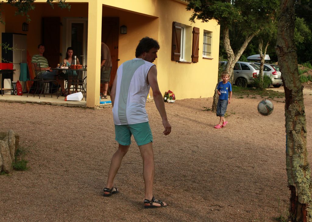 Playing football in Corsica 02