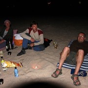 Corsica - last night beach celebration 01