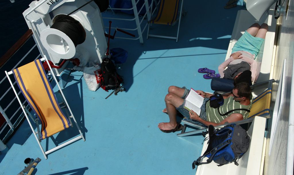 On the ferry from Corsica