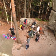 Czechia - climbing in Adrspach-Teplice rocks 01