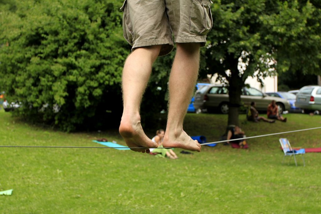 Czechia - Slackline festival - on the line