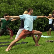 Czechia - Slackline festival (2010) - Yoga session 02