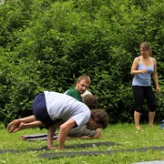 Czechia - Slackline festival (2010) - Yoga session 06