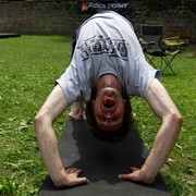 Czechia - Slackline festival (2010) - Yoga session 11
