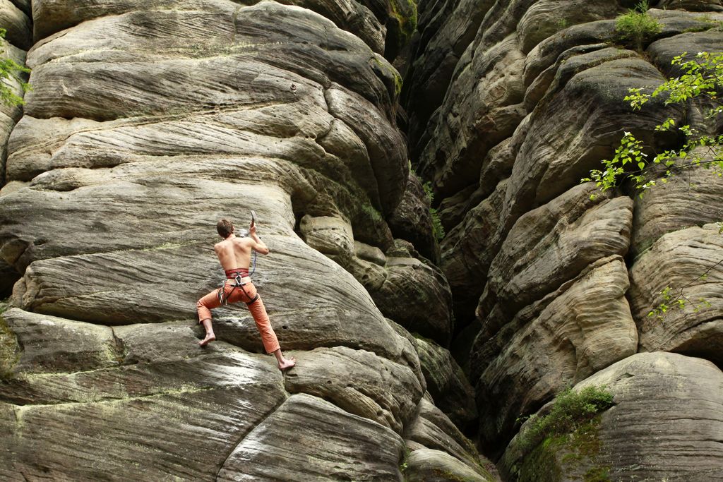 Czechia - rock climbing around Bischofstein