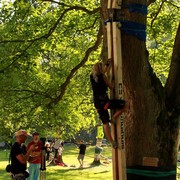 Czechia - Slackline festival (2010) - climbing competition 01