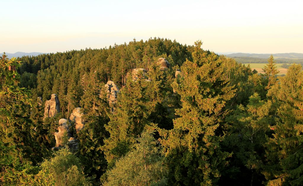 Czechia - views from the castle Katzenstein