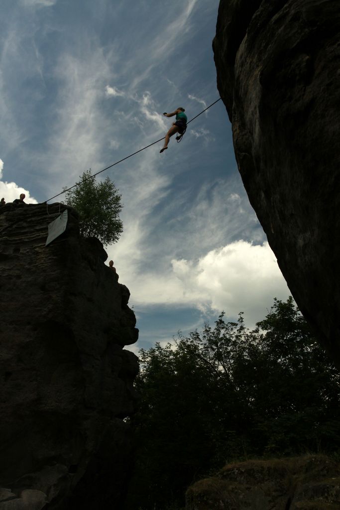 Czechia - Slackline festival (2010) - highline 02