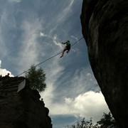 Czechia - Slackline festival (2010) - highline 02