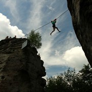 Czechia - Slackline festival (2010) - highline 03