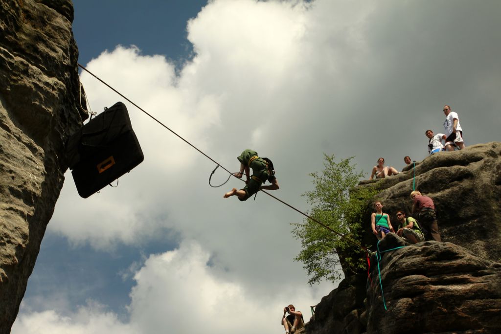 Czechia - Slackline festival (2010) - highline 08