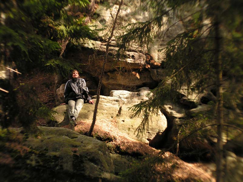 Czechia - climbing in Adrspach-Teplice rocks 08