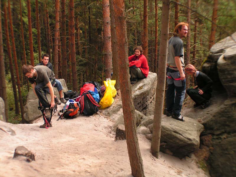 Czechia - climbing in Adrspach-Teplice rocks 09