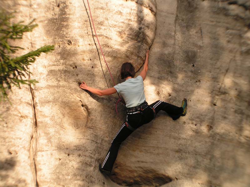 Czechia - climbing in Adrspach-Teplice rocks 14