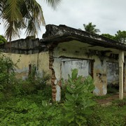 Sri Lanka - Kalkudah bay - a house hit by tsunami