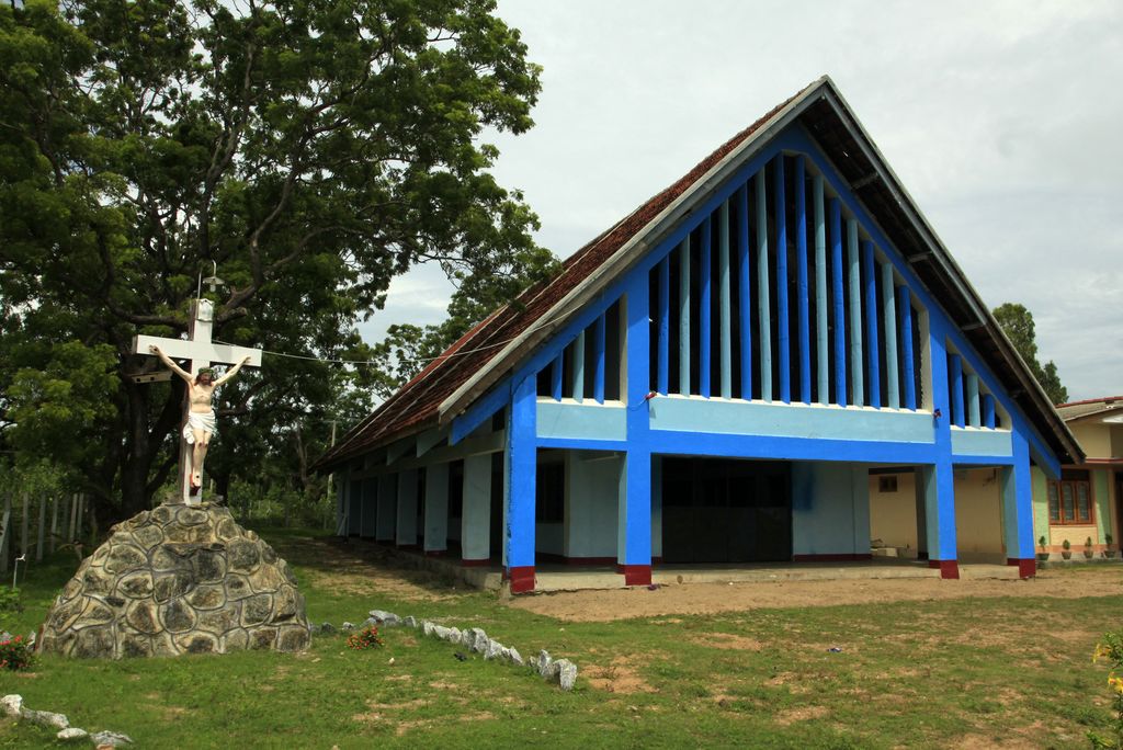 Sri Lanka - a church in Pasekudah