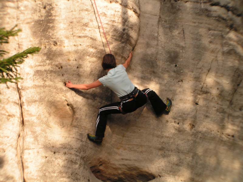 Czechia - climbing in Adrspach-Teplice rocks 15