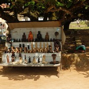 Sri Lanka - a souvenir shop in Galle
